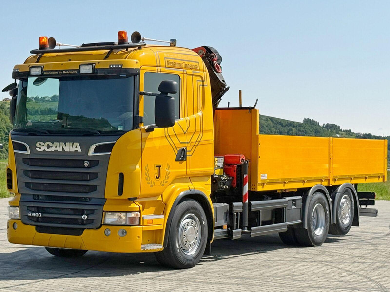 Scania R 500 * PK 26002 EH + FUNK * TOPZUSTAND - Vrachtwagen met open laadbak, Kraanwagen: afbeelding 4 Scania R 500 * PK 26002 EH + FUNK * TOPZUSTAND - Vrachtwagen met open laadbak, Kraanwagen: afbeelding 4