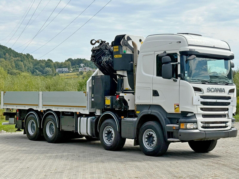 Scania R 500 * PK 88002 - EH G + FUNK * 8x4 *TOPZUSTAND - Vrachtwagen met open laadbak, Kraanwagen: afbeelding 3 Scania R 500 * PK 88002 - EH G + FUNK * 8x4 *TOPZUSTAND - Vrachtwagen met open laadbak, Kraanwagen: afbeelding 3
