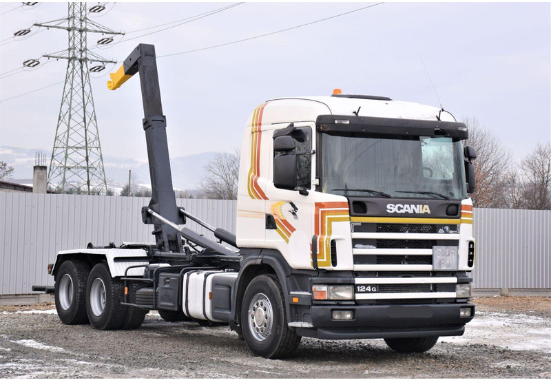Scania R124 470 Abrollkipper * 6x2 * Motor Problem - Haakarmsysteem vrachtwagen: afbeelding 1 Scania R124 470 Abrollkipper * 6x2 * Motor Problem - Haakarmsysteem vrachtwagen: afbeelding 1