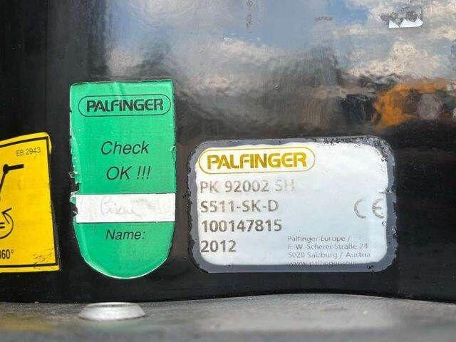 Vrachtwagen met open laadbak, Kraanwagen Scania R560 8x2 PALFINGER PK 92002 SH Fly Jib Winch 5t: afbeelding 19