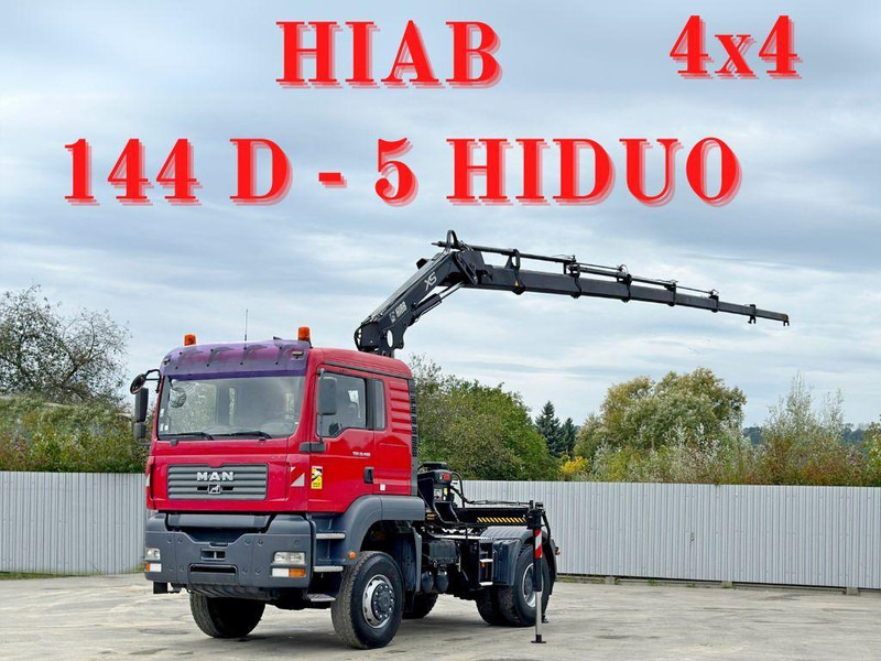 Trekker MAN TGS 18.480 * HIAB 144 D - HIDUO + FUNK/ 4x4 *TOP: afbeelding 1