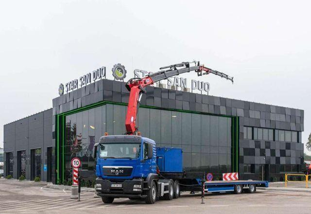 MAN TGS 26.400 6x4 HMF 3722 Fly Crane Semitrailer - Trekker: afbeelding 3 MAN TGS 26.400 6x4 HMF 3722 Fly Crane Semitrailer - Trekker: afbeelding 3