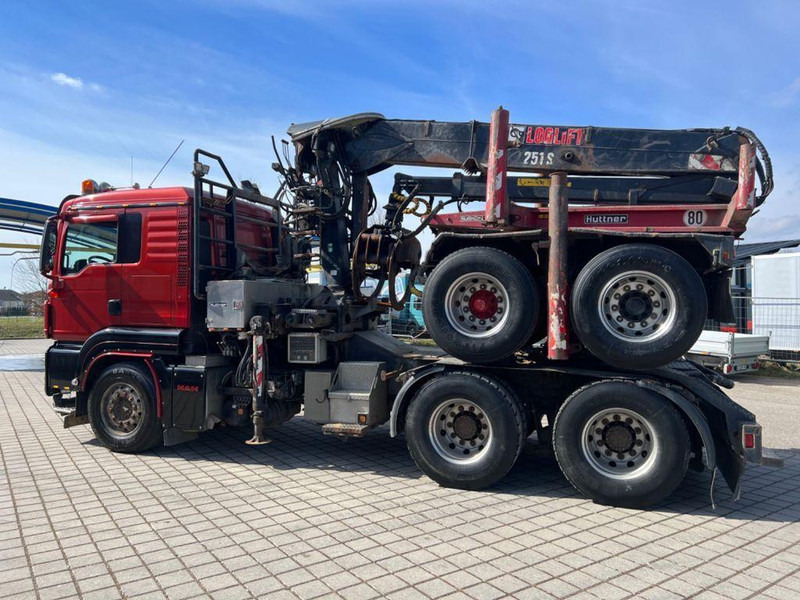 MAN TGS 26.540 6x4 Darus nyergesvontató + rönkszállító pótkocsi Logl - Trekker: afbeelding 5 MAN TGS 26.540 6x4 Darus nyergesvontató + rönkszállító pótkocsi Logl - Trekker: afbeelding 5