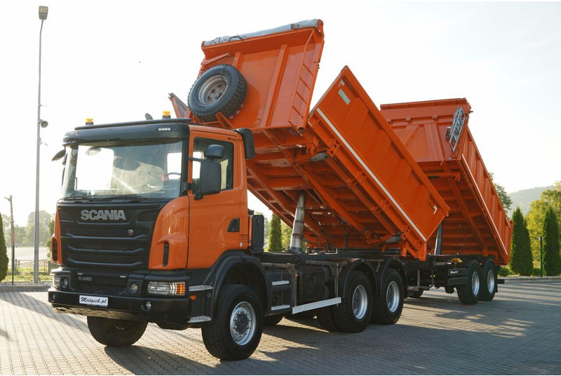 Scania G 440 / 6x6 / ZESTAW / WYWROTKA TRZY-STRONNA / 2X HYDROBURTA /PR - Trekker: afbeelding 2 Scania G 440 / 6x6 / ZESTAW / WYWROTKA TRZY-STRONNA / 2X HYDROBURTA /PR - Trekker: afbeelding 2