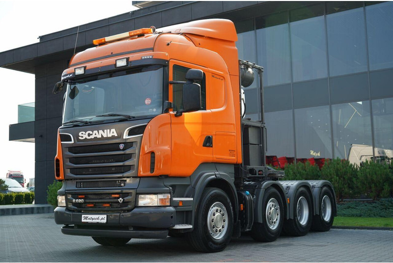 Scania R 620 / HYDRAULIKA / 8X4 / DMC: 150 000 KG / SIODŁO PODNOSZONE P - Trekker: afbeelding 4 Scania R 620 / HYDRAULIKA / 8X4 / DMC: 150 000 KG / SIODŁO PODNOSZONE P - Trekker: afbeelding 4