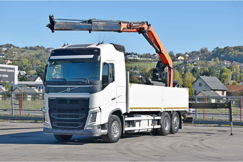 Volvo FH 420 - Vrachtwagen met open laadbak, Kraanwagen: afbeelding 2 Volvo FH 420 - Vrachtwagen met open laadbak, Kraanwagen: afbeelding 2