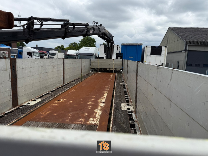 Open bak met boorden oplegger Floor - Steen -  RADIO KRANE/CRANE HIAB 33 T M - BELGIUM TOP: afbeelding 8