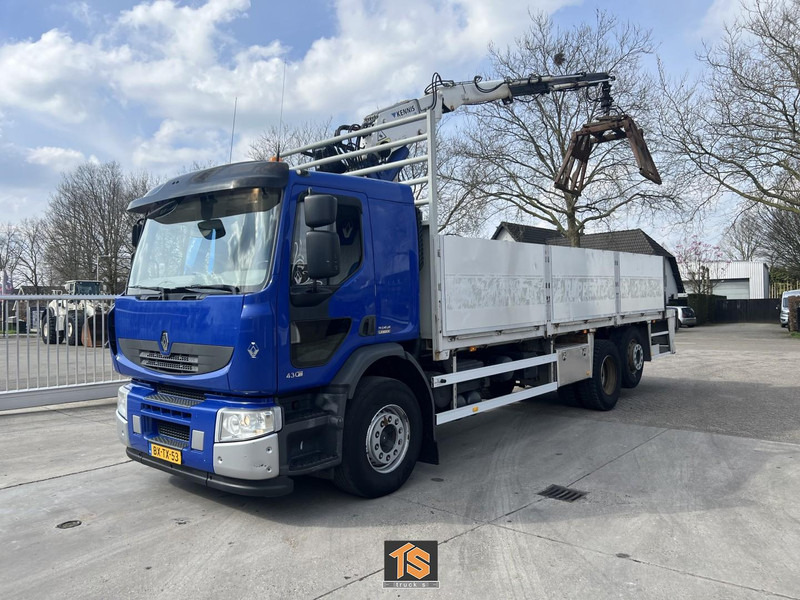 Renault PREMIUM LANDER 430.26 6X2 EL 2M ROLLKRAN - Kennis R16/7 - NL TOP TRUCK - Vrachtwagen met open laadbak, Kraanwagen: afbeelding 1 Renault PREMIUM LANDER 430.26 6X2 EL 2M ROLLKRAN - Kennis R16/7 - NL TOP TRUCK - Vrachtwagen met open laadbak, Kraanwagen: afbeelding 1
