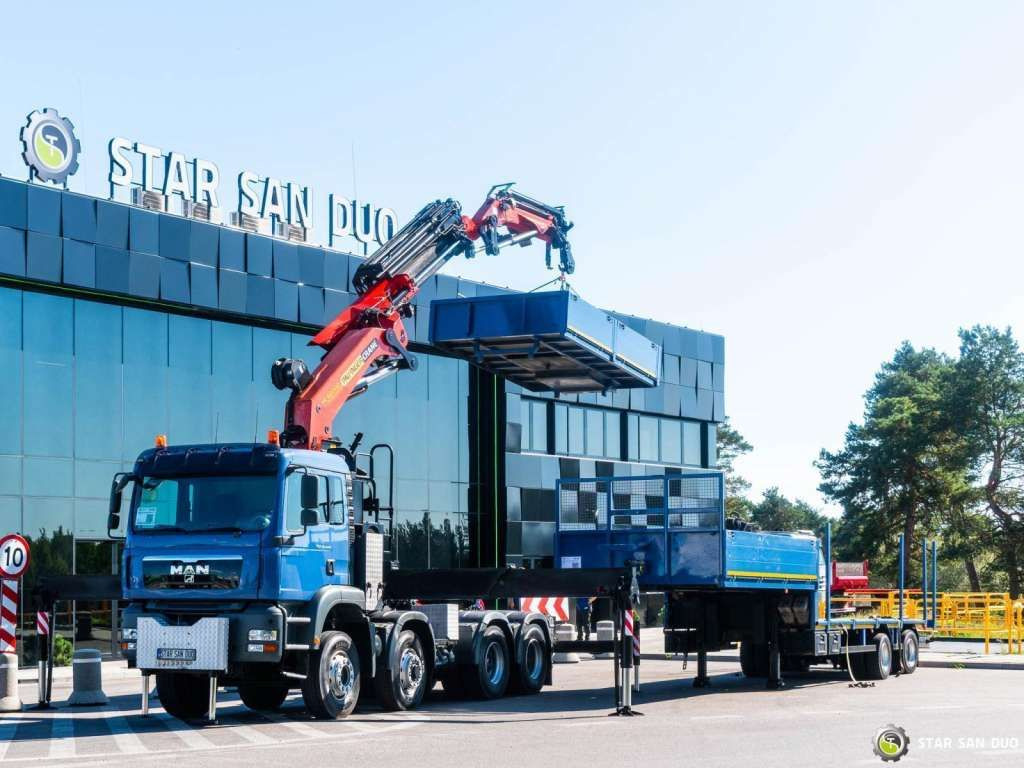 MAN TGA 35.440 8X6H PALFINGER 60002 Semi-trailer - Kraanwagen: afbeelding 1 MAN TGA 35.440 8X6H PALFINGER 60002 Semi-trailer - Kraanwagen: afbeelding 1