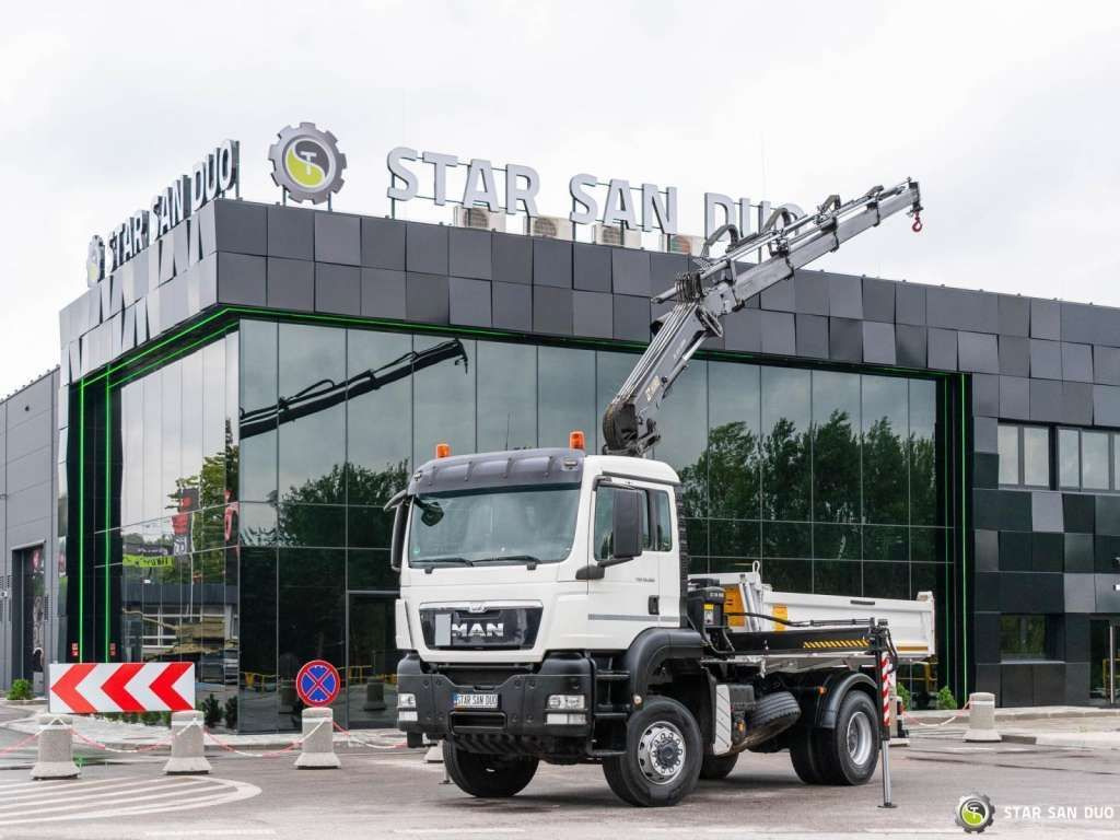 MAN TGS 18.360 4x4 HIAB 144 E-4 Crane Kipper - Kipper vrachtwagen: afbeelding 3 MAN TGS 18.360 4x4 HIAB 144 E-4 Crane Kipper - Kipper vrachtwagen: afbeelding 3