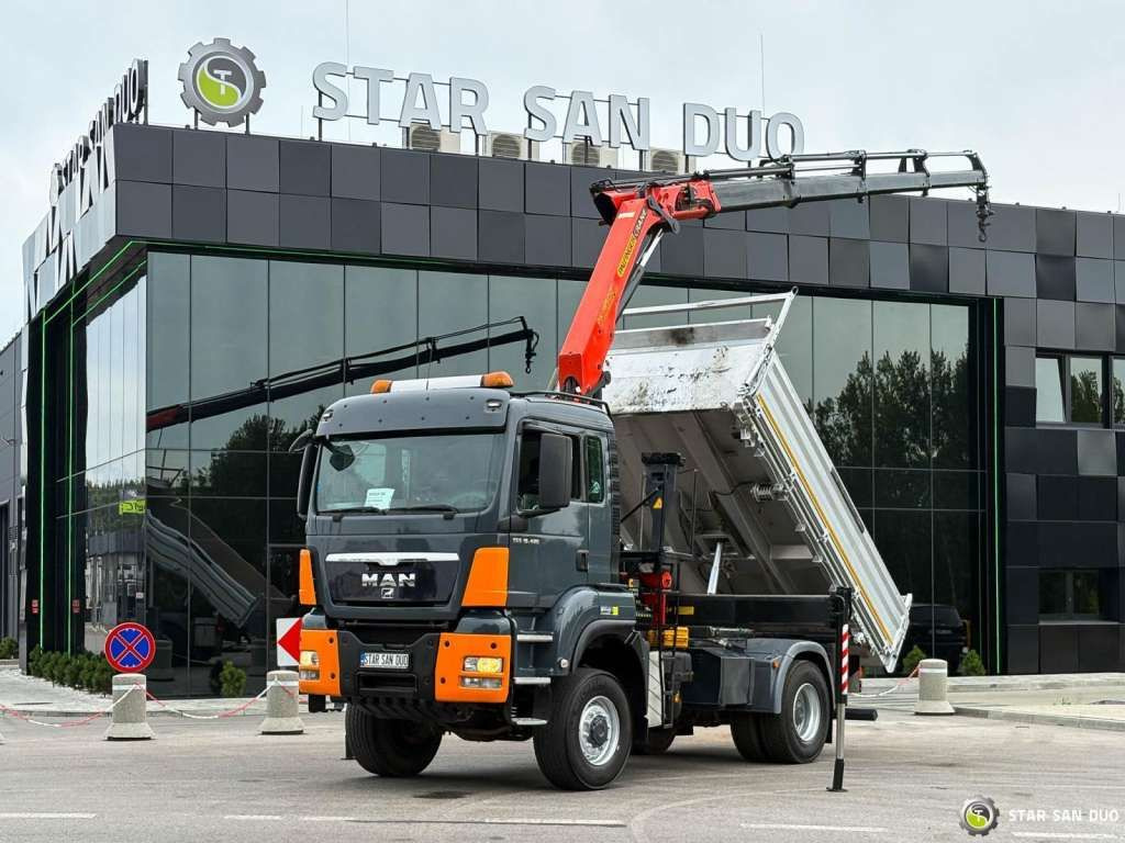 MAN TGS 18.480 PALFINGER PK 16502 HDS Crane,Kipper - Kraanwagen: afbeelding 2 MAN TGS 18.480 PALFINGER PK 16502 HDS Crane,Kipper - Kraanwagen: afbeelding 2