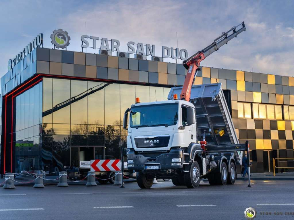 MAN TGS 26.360 6x6 PALFINGER PK 18001 EH Crane Kipe - Kipper vrachtwagen: afbeelding 4 MAN TGS 26.360 6x6 PALFINGER PK 18001 EH Crane Kipe - Kipper vrachtwagen: afbeelding 4