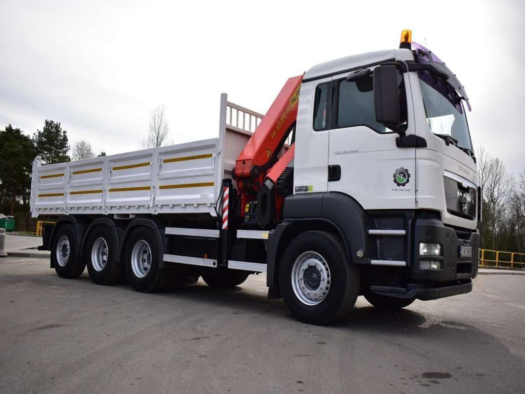 MAN TGS 35.400 8X4 PALFINGER PK 33002 CRANE KIPPER - Kraanwagen, Kipper vrachtwagen: afbeelding 3 MAN TGS 35.400 8X4 PALFINGER PK 33002 CRANE KIPPER - Kraanwagen, Kipper vrachtwagen: afbeelding 3