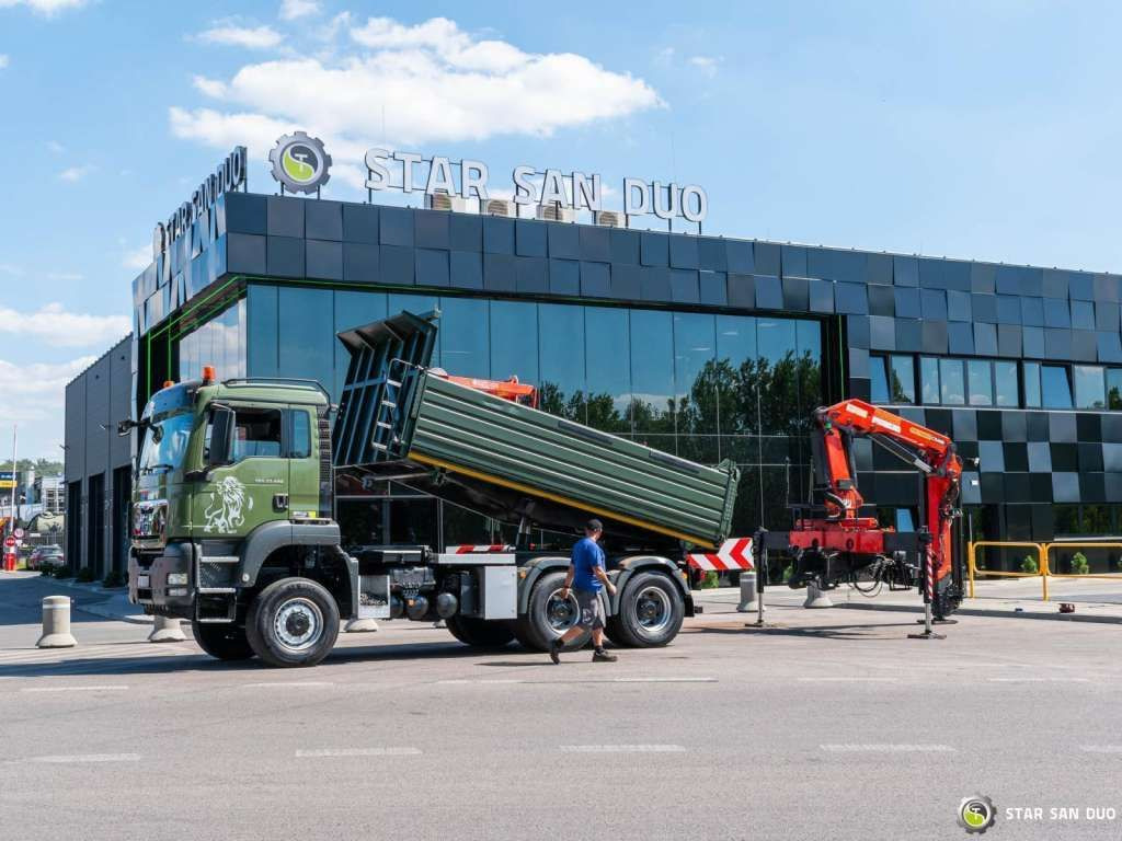 Kipper vrachtwagen MAN TGS 35.480 PALFINGER PK 20002 HDS Grapple Tippe: afbeelding 10 Kipper vrachtwagen MAN TGS 35.480 PALFINGER PK 20002 HDS Grapple Tippe: afbeelding 10