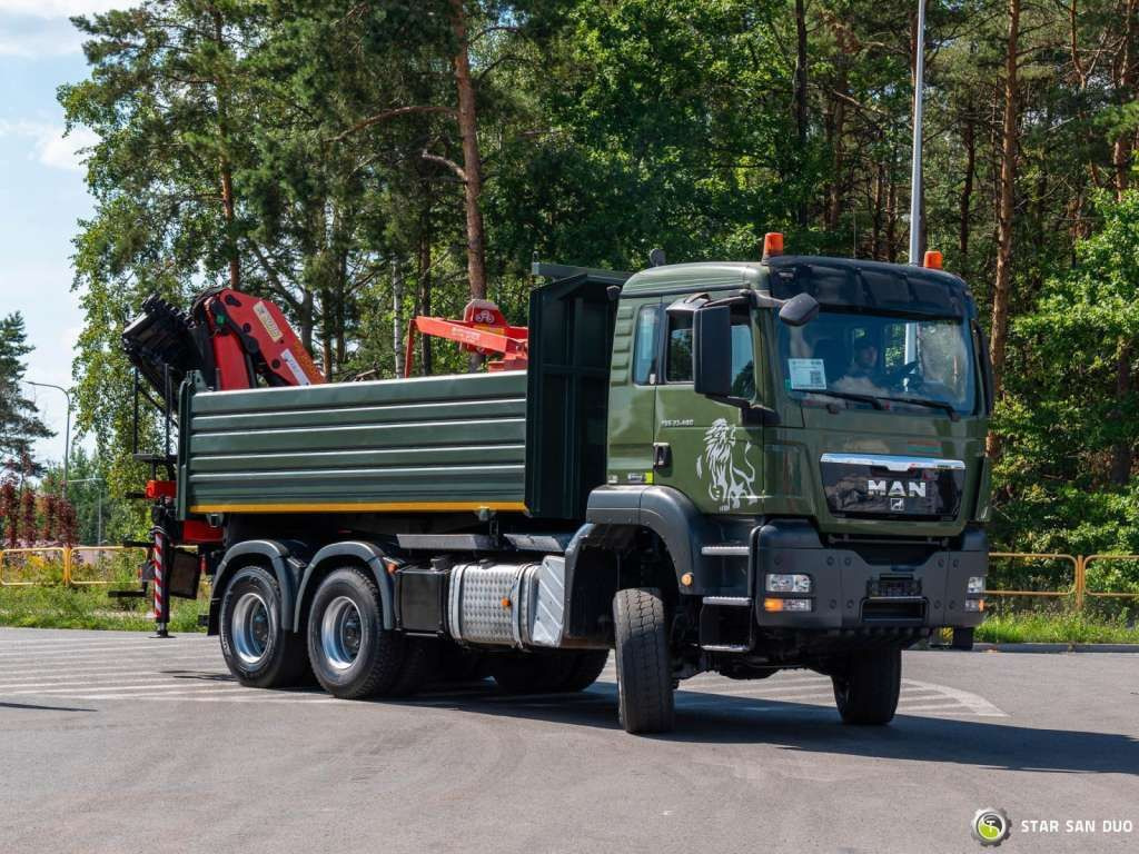 Kipper vrachtwagen MAN TGS 35.480 PALFINGER PK 20002 HDS Grapple Tippe: afbeelding 12 Kipper vrachtwagen MAN TGS 35.480 PALFINGER PK 20002 HDS Grapple Tippe: afbeelding 12