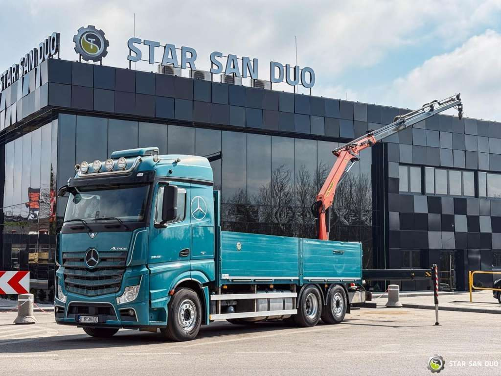 Mercedes-Benz ACTROS 2545 6x2 Palfinger PK 16001 HDS Crane Mercedes-Benz ACTROS 2545 6x2 Palfinger PK 16001 HDS Crane - Kraanwagen, Vrachtwagen met open laadbak: afbeelding 1 Mercedes-Benz ACTROS 2545 6x2 Palfinger PK 16001 HDS Crane Mercedes-Benz ACTROS 2545 6x2 Palfinger PK 16001 HDS Crane - Kraanwagen, Vrachtwagen met open laadbak: afbeelding 1