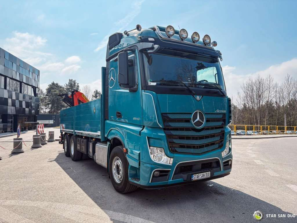 Mercedes-Benz ACTROS 2545 6x2 Palfinger PK 16001 HDS Crane Mercedes-Benz ACTROS 2545 6x2 Palfinger PK 16001 HDS Crane - Kraanwagen, Vrachtwagen met open laadbak: afbeelding 5 Mercedes-Benz ACTROS 2545 6x2 Palfinger PK 16001 HDS Crane Mercedes-Benz ACTROS 2545 6x2 Palfinger PK 16001 HDS Crane - Kraanwagen, Vrachtwagen met open laadbak: afbeelding 5