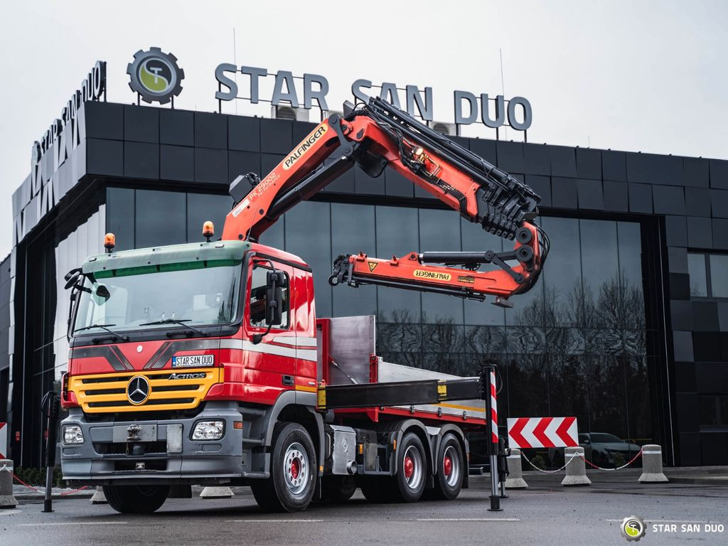Mercedes-Benz ACTROS 2648 6x4 PALFINGER PK 29002 EURO 5 JIB - Kraanwagen, Vrachtwagen met open laadbak: afbeelding 1 Mercedes-Benz ACTROS 2648 6x4 PALFINGER PK 29002 EURO 5 JIB - Kraanwagen, Vrachtwagen met open laadbak: afbeelding 1
