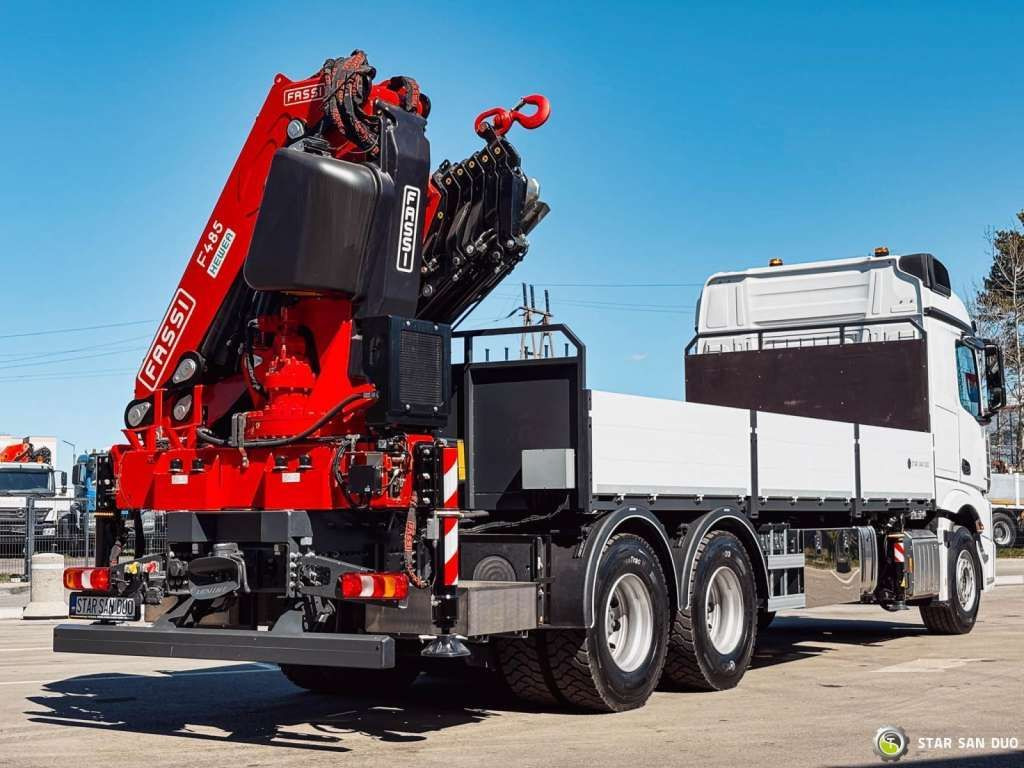 Kraanwagen Mercedes-Benz  ACTROS 3351 NEW 6x4 Fassi F485 Crane: afbeelding 15