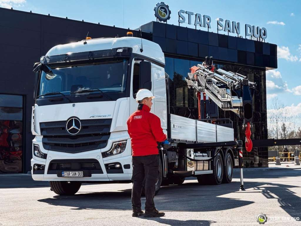 Kraanwagen Mercedes-Benz  ACTROS 3351 NEW 6x4 Fassi F485 Crane: afbeelding 9