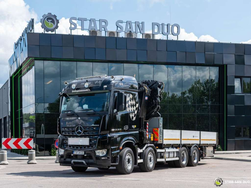Kraanwagen Mercedes-Benz  AROCS 3251 8x4 HMF 8520 Fly Jib Winch: afbeelding 12