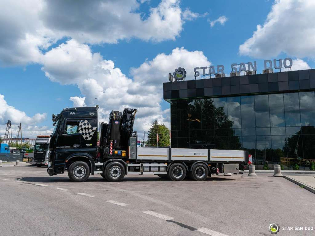 Kraanwagen Mercedes-Benz  AROCS 3251 8x4 HMF 8520 Fly Jib Winch: afbeelding 11