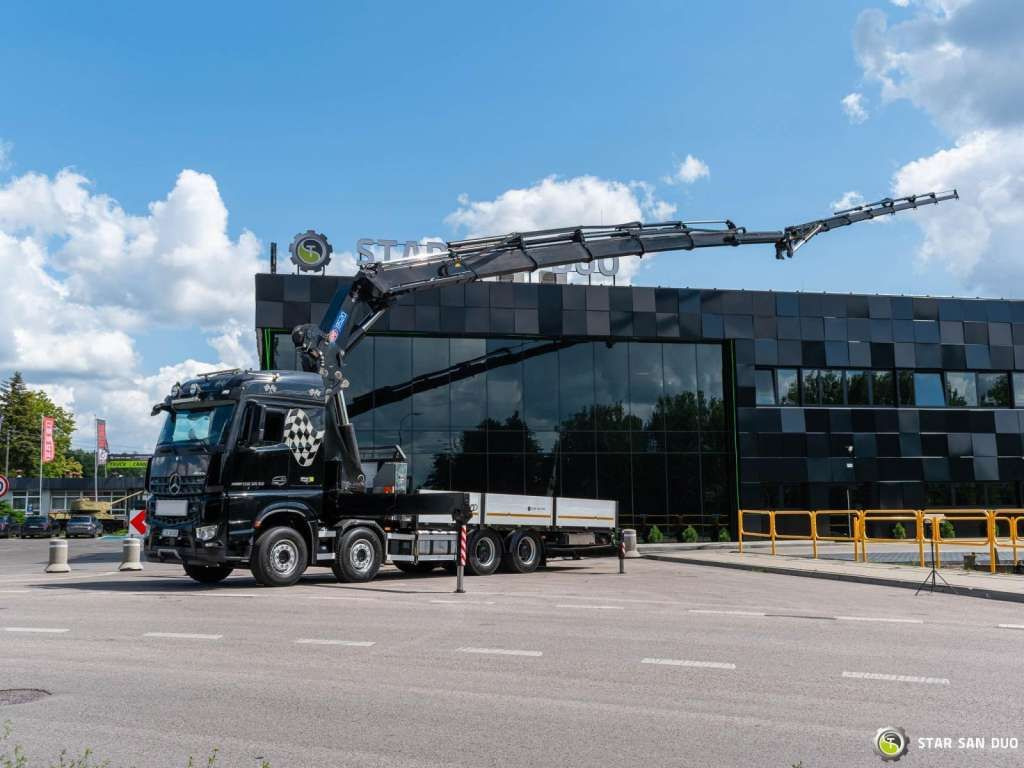 Kraanwagen Mercedes-Benz  AROCS 3251 8x4 HMF 8520 Fly Jib Winch: afbeelding 13