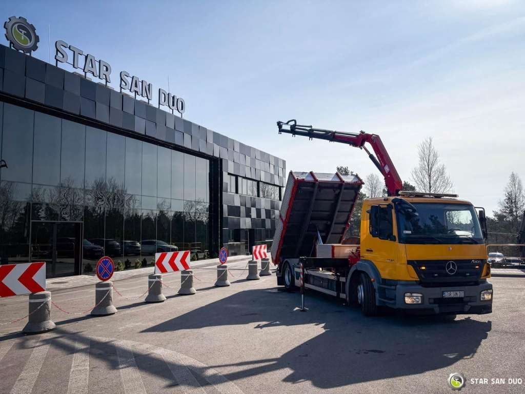 Mercedes-Benz AXOR 1824 4x2 HMF 975 HDS Crane Rotator Kipper Mercedes-Benz AXOR 1824 4x2 HMF 975 HDS Crane Rotator Kipper - Kipper vrachtwagen: afbeelding 5 Mercedes-Benz AXOR 1824 4x2 HMF 975 HDS Crane Rotator Kipper Mercedes-Benz AXOR 1824 4x2 HMF 975 HDS Crane Rotator Kipper - Kipper vrachtwagen: afbeelding 5