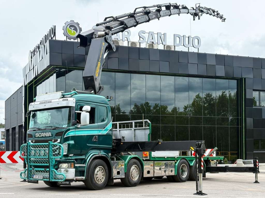 Scania R480 8x2 PALFINGER PK 92002 SH FLY JIB CRANE - Kraanwagen: afbeelding 1 Scania R480 8x2 PALFINGER PK 92002 SH FLY JIB CRANE - Kraanwagen: afbeelding 1