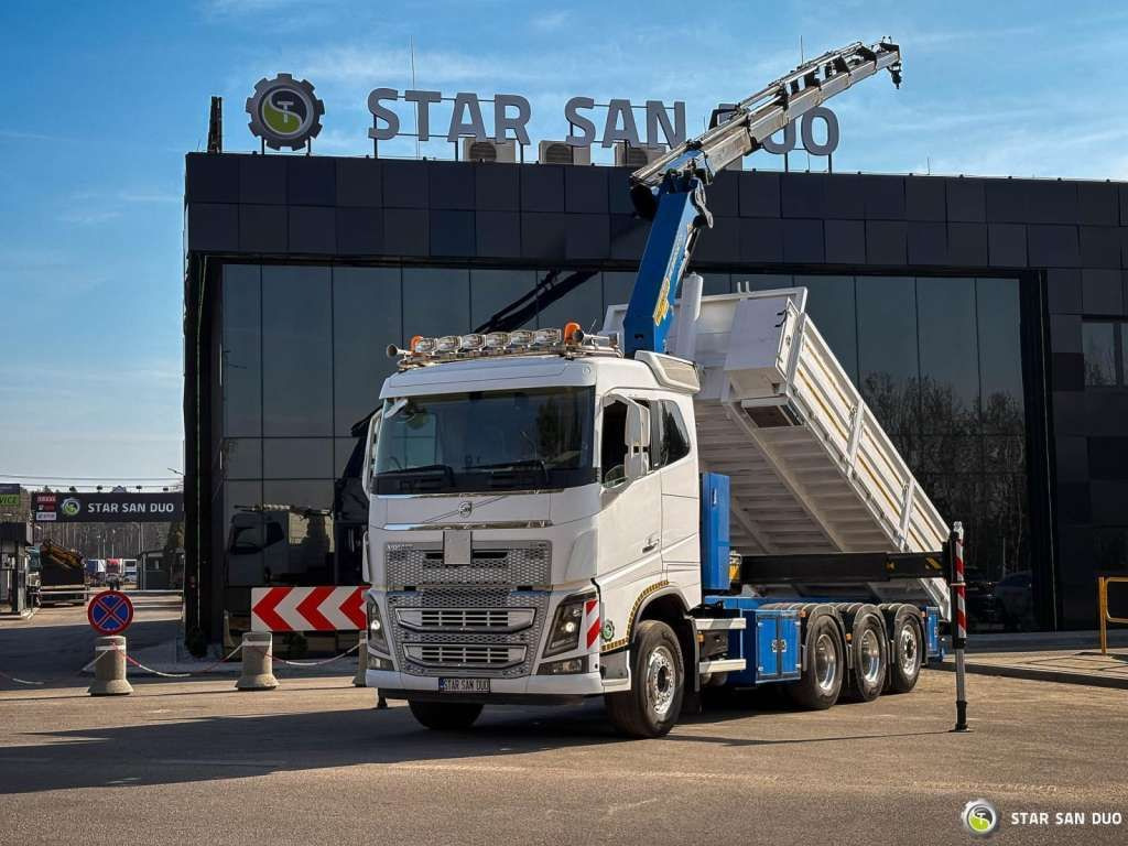 Volvo FH 16.550 8x4 Palfinger PK 34002-SH Crane Kippe - Kraanwagen: afbeelding 1 Volvo FH 16.550 8x4 Palfinger PK 34002-SH Crane Kippe - Kraanwagen: afbeelding 1