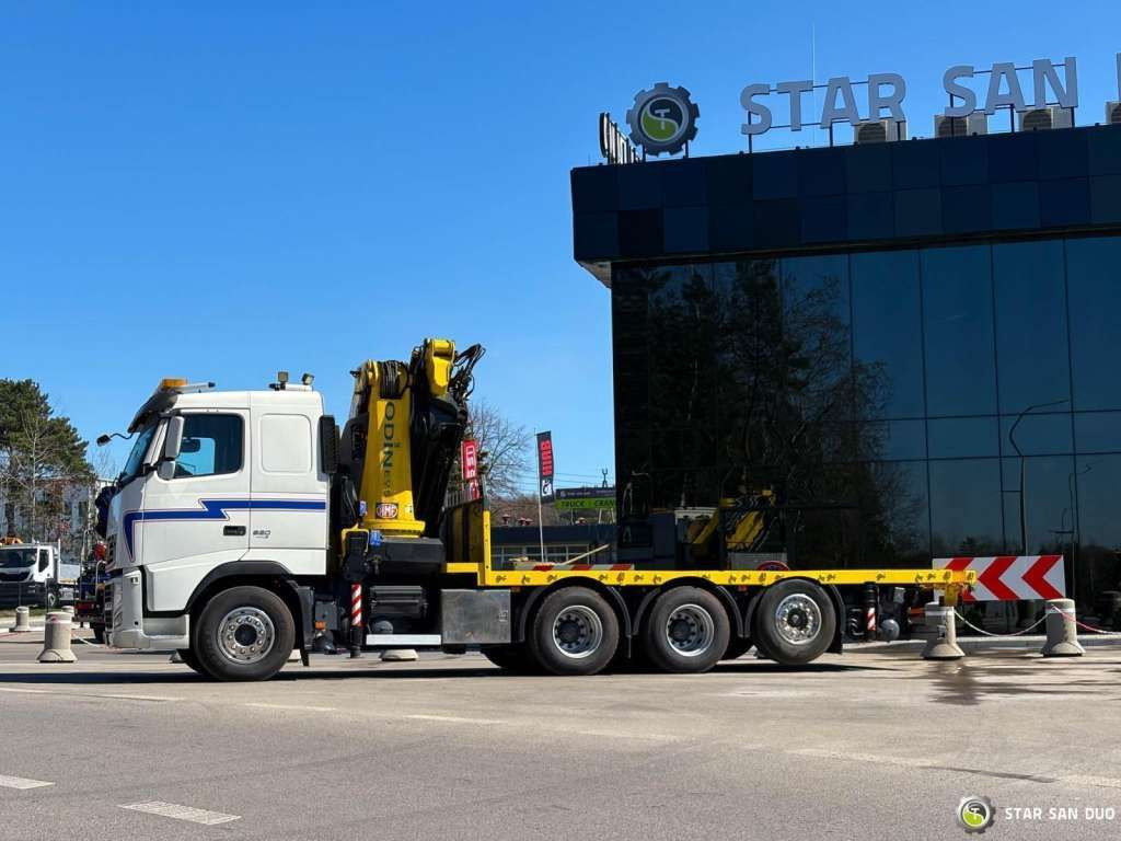 Volvo FH 520 8x4 HMF ODIN K6 EURO 5 FLY JIB Crane - Kraanwagen: afbeelding 4 Volvo FH 520 8x4 HMF ODIN K6 EURO 5 FLY JIB Crane - Kraanwagen: afbeelding 4