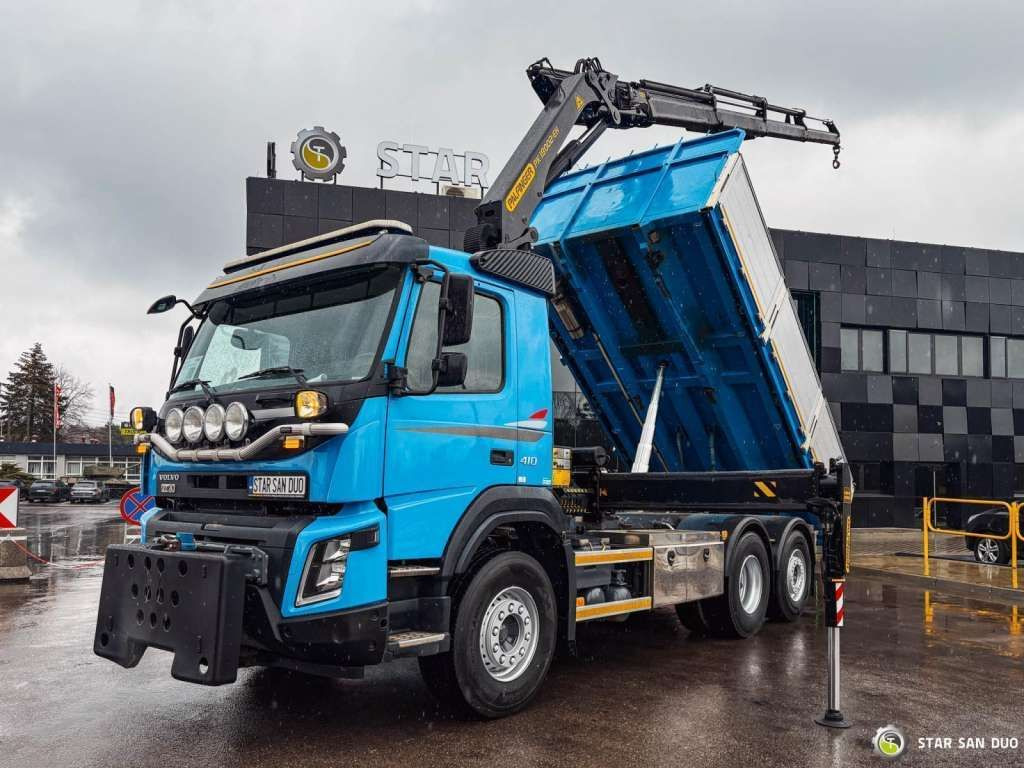 Volvo FMX 410 6x2 PALFINGER PK 18002 659 Working Hour - Kipper vrachtwagen: afbeelding 1 Volvo FMX 410 6x2 PALFINGER PK 18002 659 Working Hour - Kipper vrachtwagen: afbeelding 1