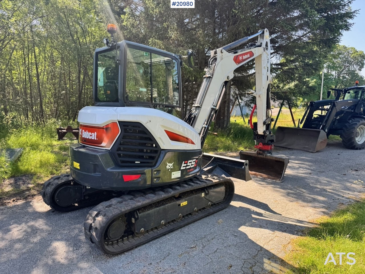 Bobcat E55Z Minigraver m/ Rototilt og 2 skuffer. 230 timer! - Minigraafmachine: afbeelding 3 Bobcat E55Z Minigraver m/ Rototilt og 2 skuffer. 230 timer! - Minigraafmachine: afbeelding 3