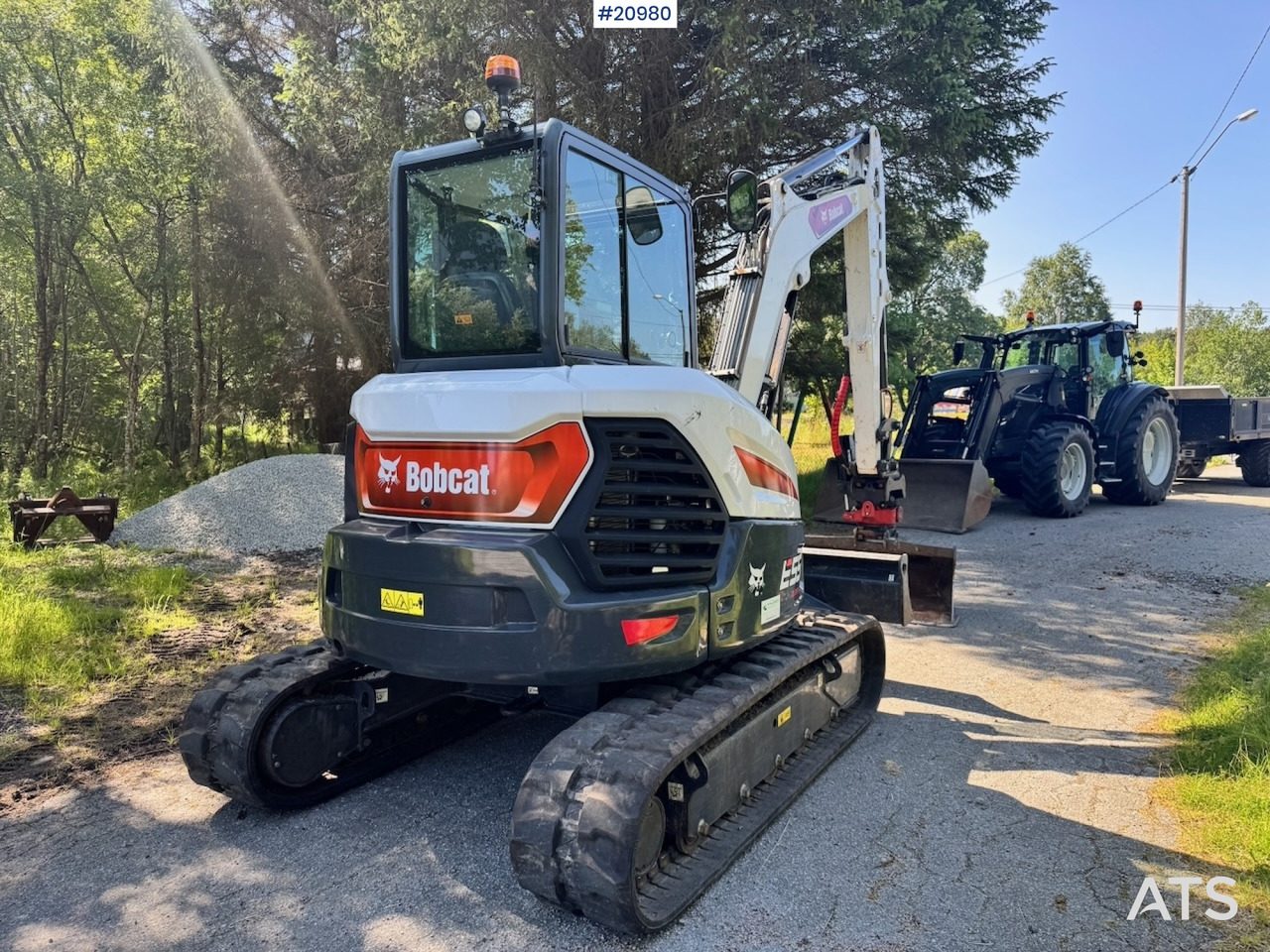Bobcat E55Z Minigraver m/ Rototilt og 2 skuffer. 230 timer! - Minigraafmachine: afbeelding 2 Bobcat E55Z Minigraver m/ Rototilt og 2 skuffer. 230 timer! - Minigraafmachine: afbeelding 2
