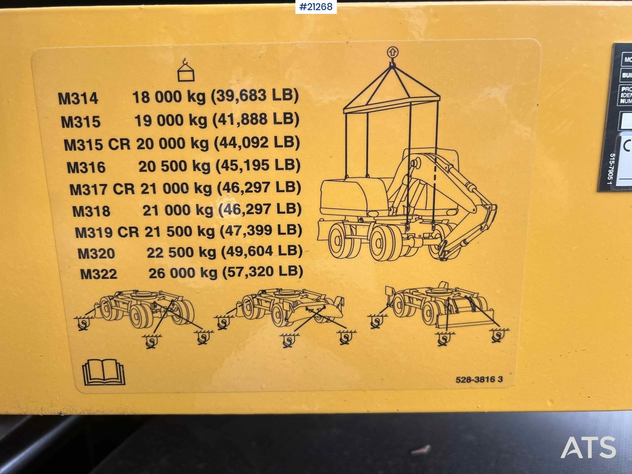 Mobiele graafmachine CAT M315 Hjulmaskin m/ graveskuffe, rotortilt, pusseskuffe: afbeelding 38 Mobiele graafmachine CAT M315 Hjulmaskin m/ graveskuffe, rotortilt, pusseskuffe: afbeelding 38