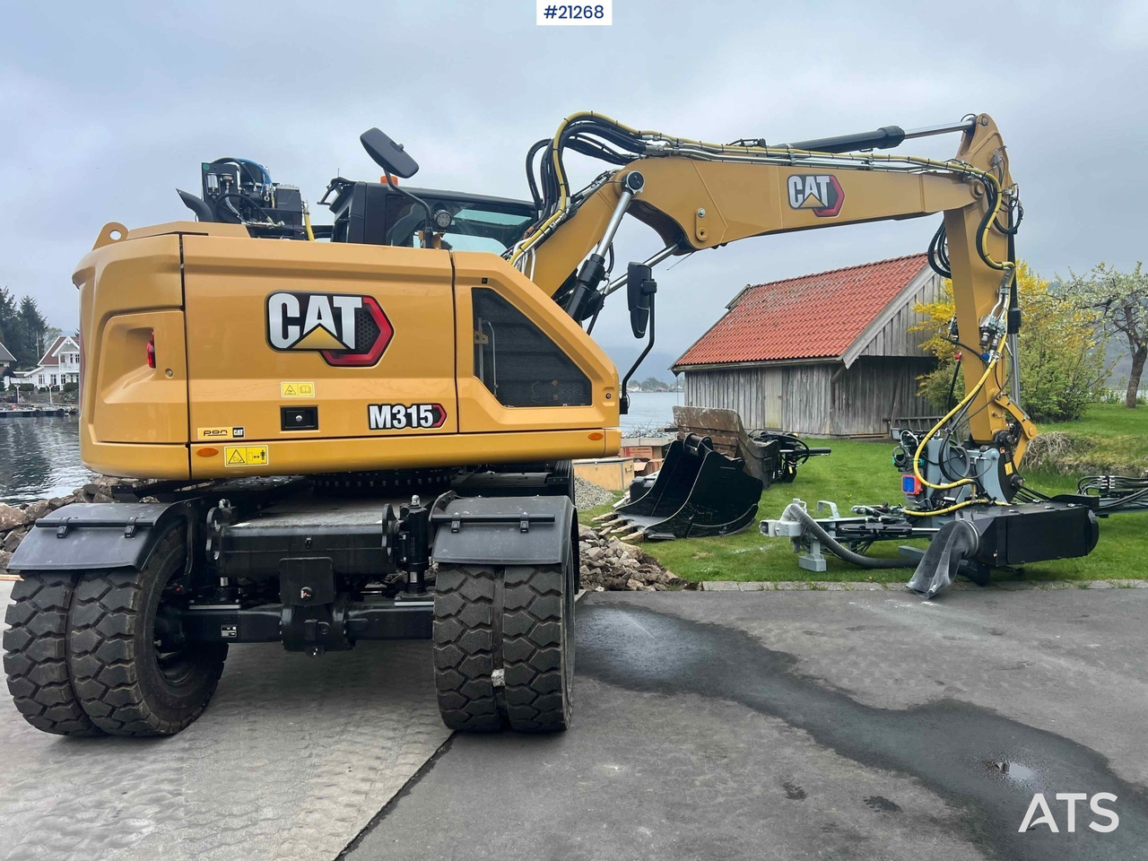 Mobiele graafmachine CAT M315 Hjulmaskin m/ graveskuffe, rotortilt, pusseskuffe: afbeelding 14 Mobiele graafmachine CAT M315 Hjulmaskin m/ graveskuffe, rotortilt, pusseskuffe: afbeelding 14