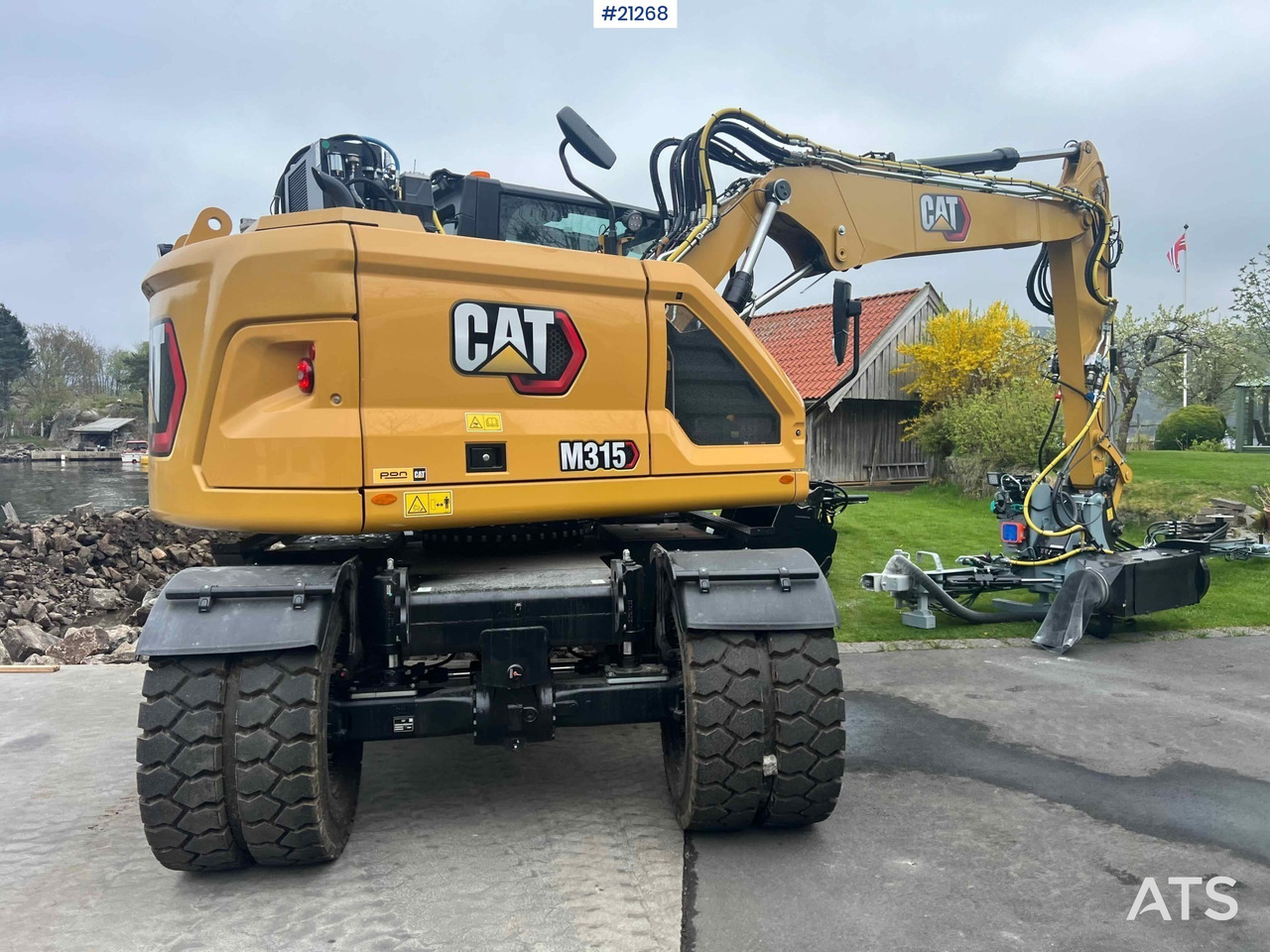 Mobiele graafmachine CAT M315 Hjulmaskin m/ graveskuffe, rotortilt, pusseskuffe: afbeelding 15 Mobiele graafmachine CAT M315 Hjulmaskin m/ graveskuffe, rotortilt, pusseskuffe: afbeelding 15