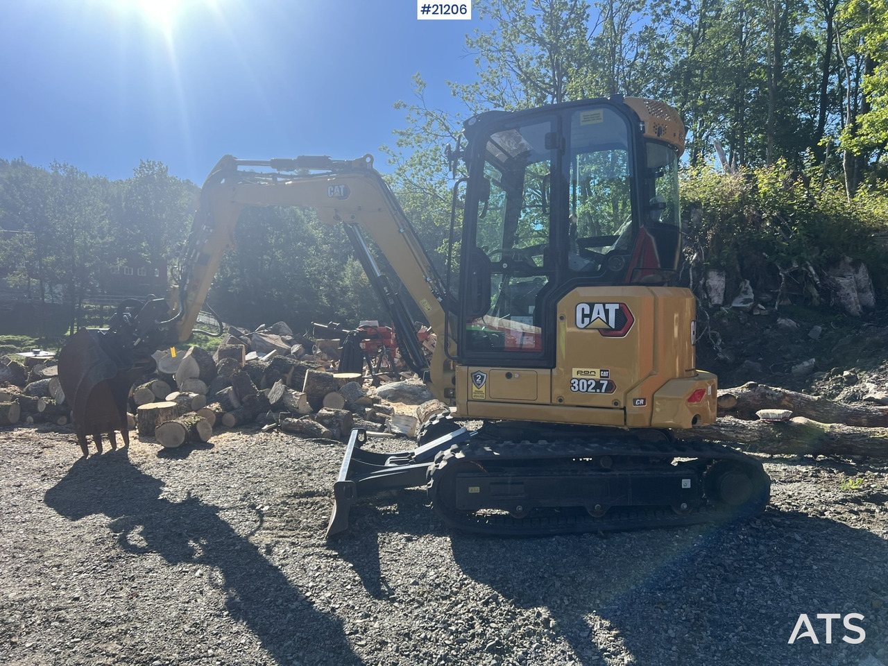 Caterpillar 302.7 CR - Minigraafmachine: afbeelding 4 Caterpillar 302.7 CR - Minigraafmachine: afbeelding 4