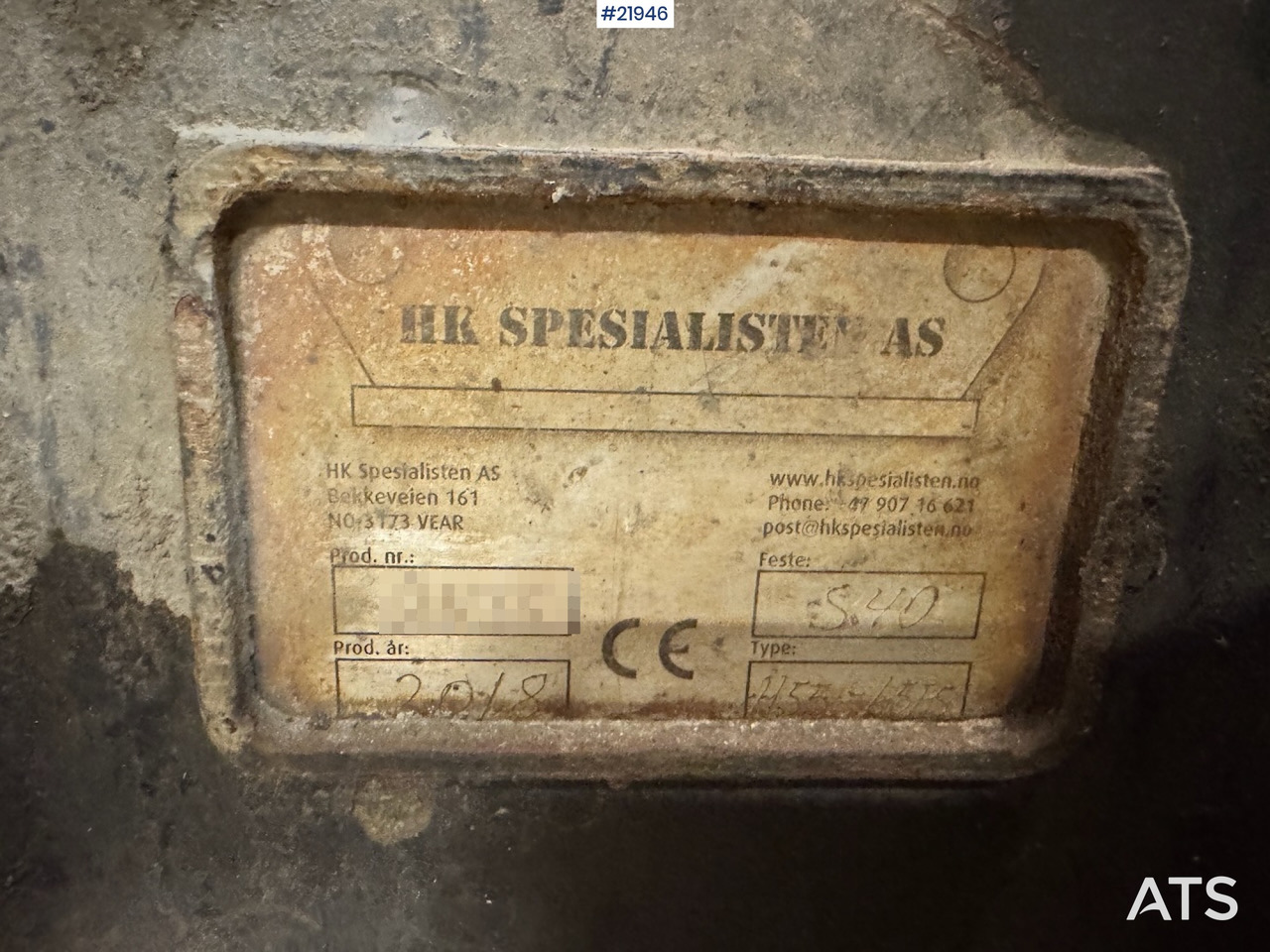 Hydraulische hamer Caterpillar Pigghammer: afbeelding 7 Hydraulische hamer Caterpillar Pigghammer: afbeelding 7