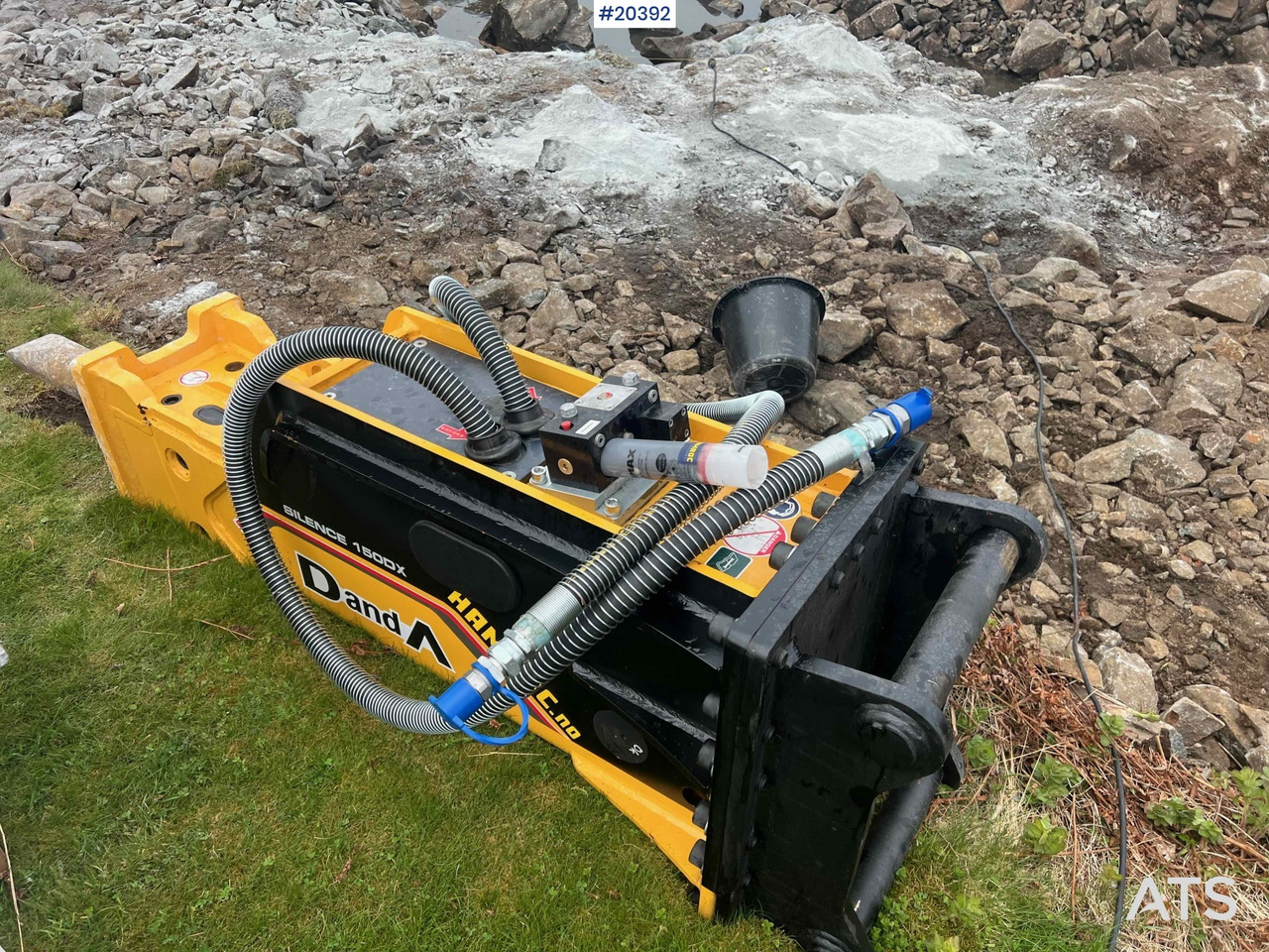 Danda D&A150DX pigg hammer (1231 kg ) m/ s60 feste - Hydraulische hamer: afbeelding 1 Danda D&A150DX pigg hammer (1231 kg ) m/ s60 feste - Hydraulische hamer: afbeelding 1