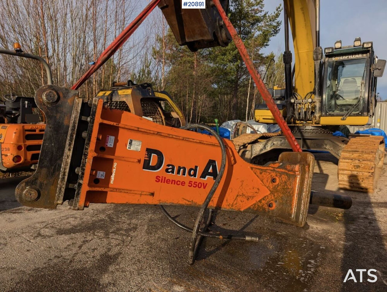 Danda Silence 550V - Hydraulische hamer voor Bouwmachine: afbeelding 2 Danda Silence 550V - Hydraulische hamer voor Bouwmachine: afbeelding 2