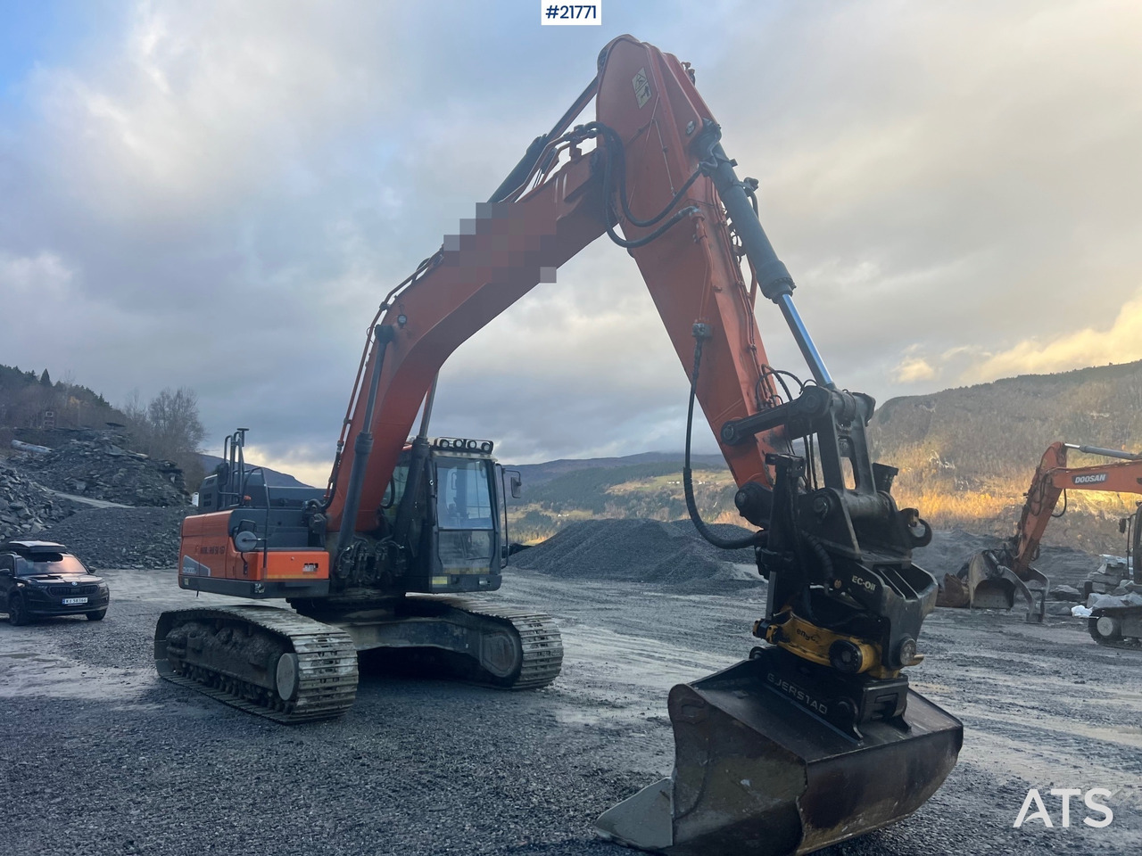 Doosan Dx300lc-5 Gravemaskin m/ rototilt og pusseskuffe - Graafmachine: afbeelding 5 Doosan Dx300lc-5 Gravemaskin m/ rototilt og pusseskuffe - Graafmachine: afbeelding 5