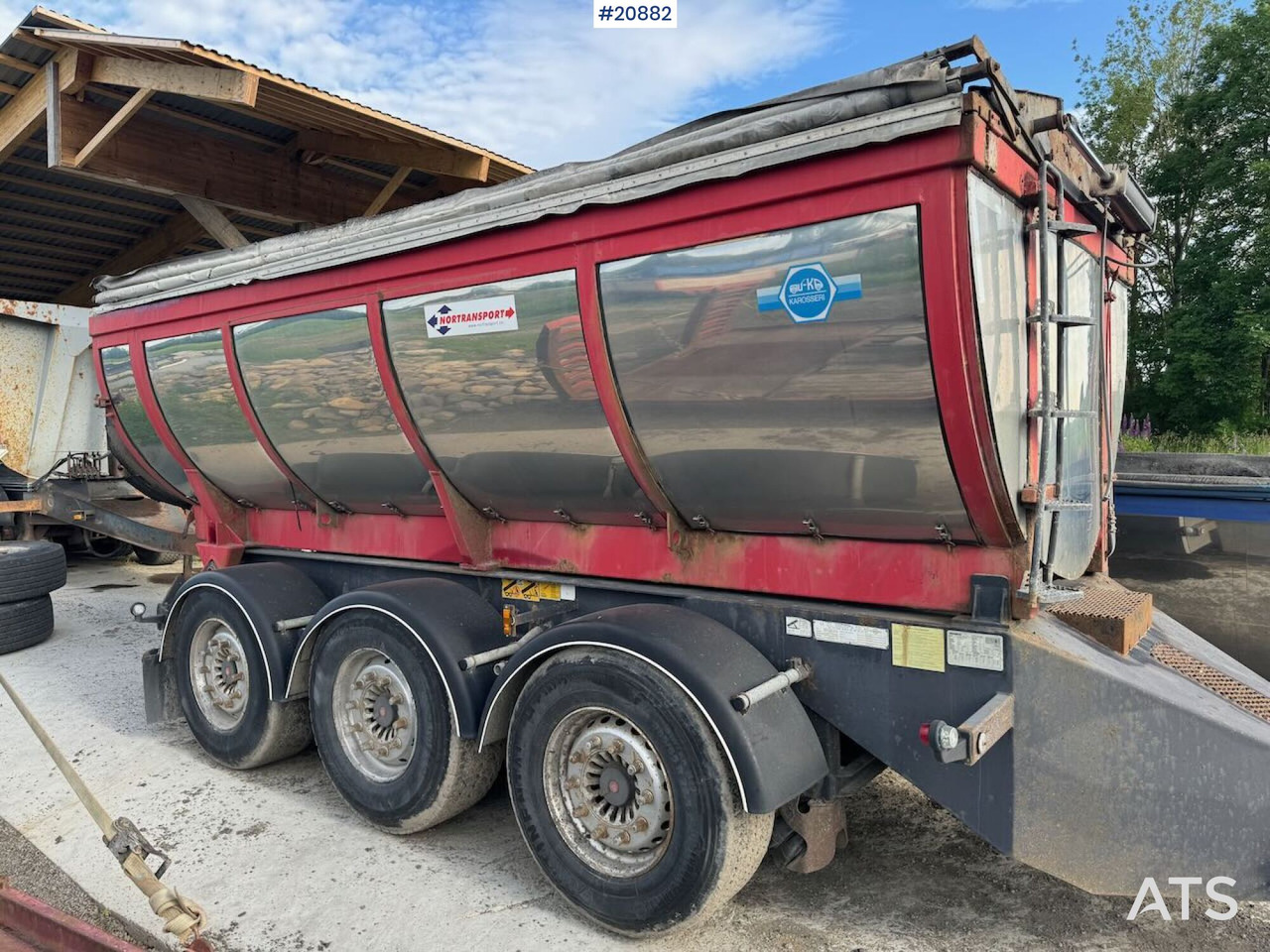 Engen Engen asfaltkjerre m/ kapell - Kipper aanhangwagen: afbeelding 2 Engen Engen asfaltkjerre m/ kapell - Kipper aanhangwagen: afbeelding 2