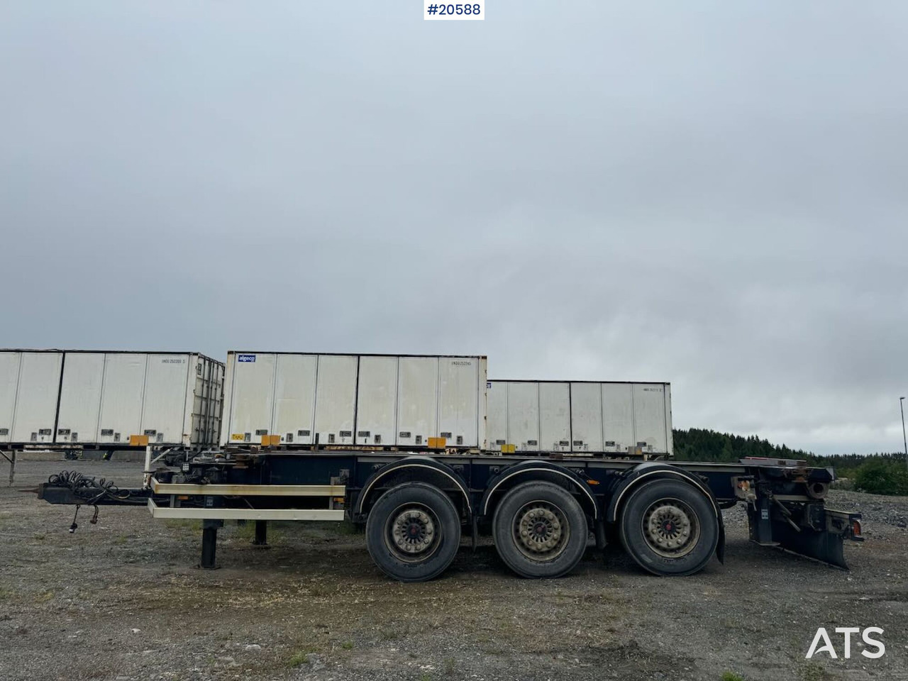 F.A.G 2015 F.A.G Containerkjerre – med tipp - Containertransporter/ Wissellaadbak aanhangwagen: afbeelding 2 F.A.G 2015 F.A.G Containerkjerre – med tipp - Containertransporter/ Wissellaadbak aanhangwagen: afbeelding 2