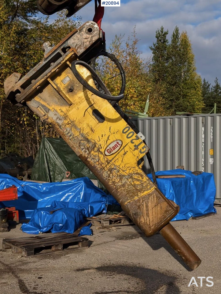 Giant GT200 - Hydraulische hamer voor Bouwmachine: afbeelding 1 Giant GT200 - Hydraulische hamer voor Bouwmachine: afbeelding 1