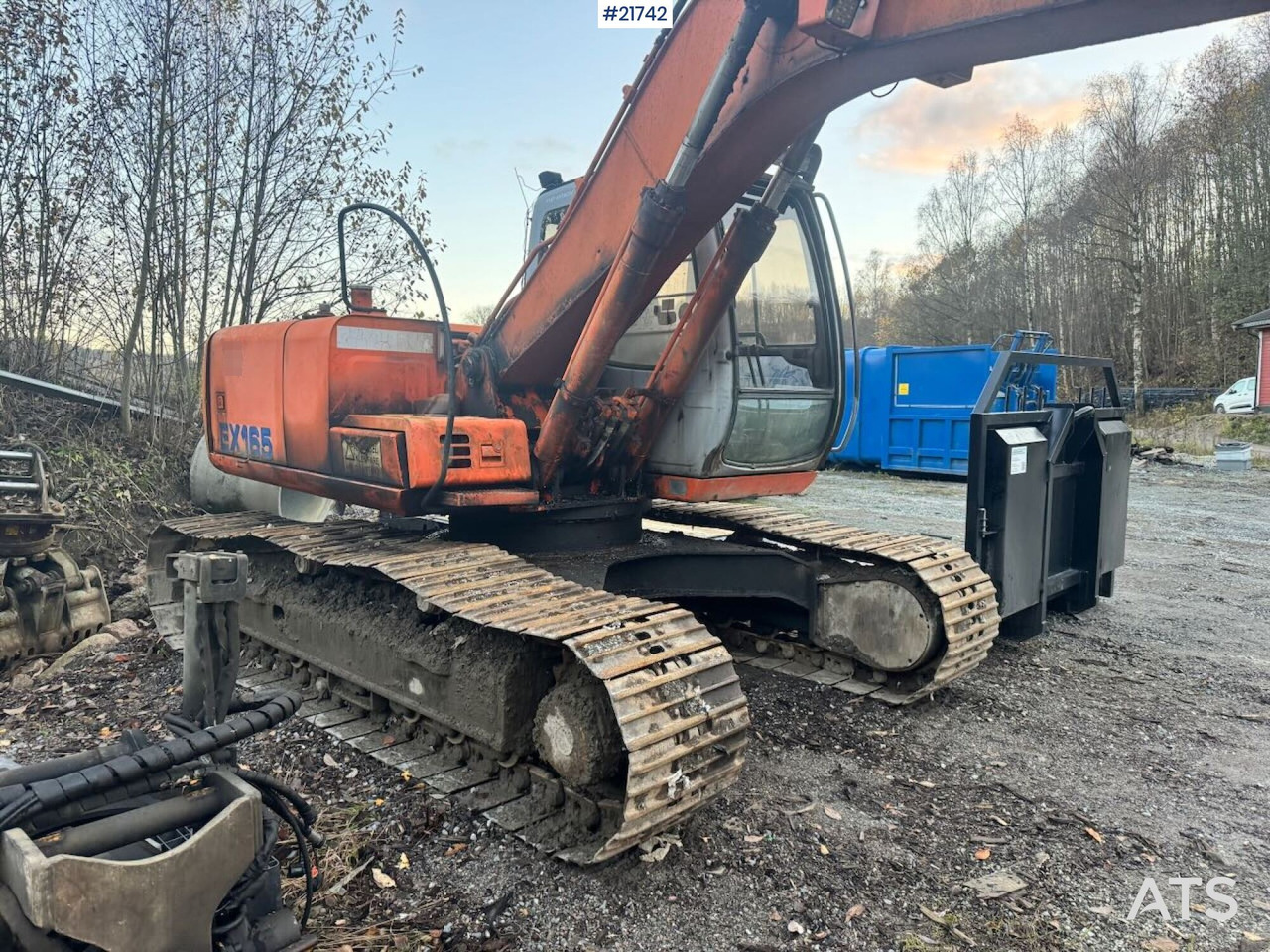 Hitachi EX165 beltegraver m/ 2 skuffer - Rupsgraafmachine: afbeelding 3 Hitachi EX165 beltegraver m/ 2 skuffer - Rupsgraafmachine: afbeelding 3