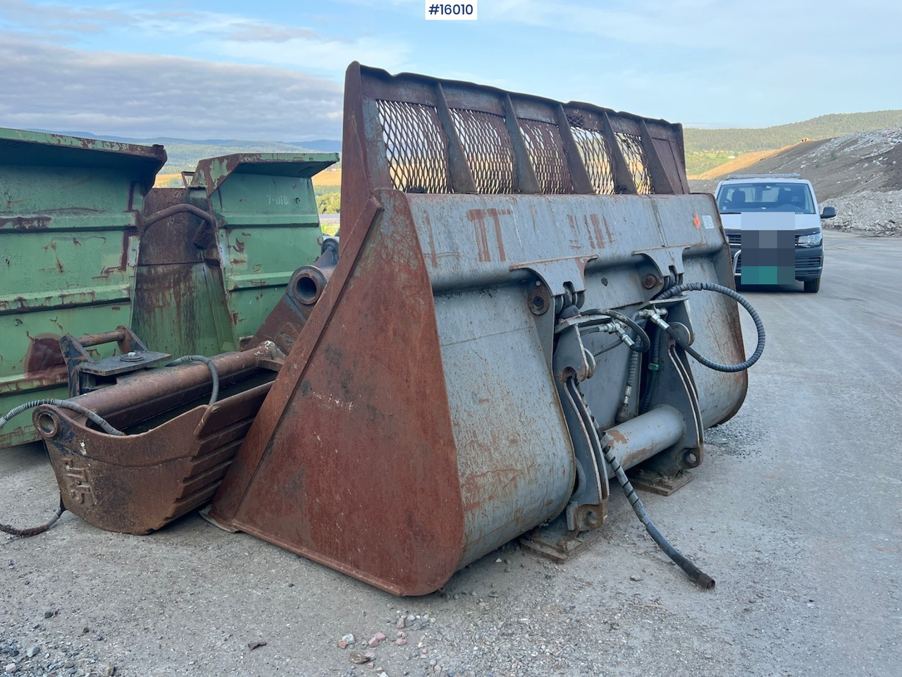 Hjullasterskuffe m/ liten BM feste - Graafbak voor Bouwmachine: afbeelding 4 Hjullasterskuffe m/ liten BM feste - Graafbak voor Bouwmachine: afbeelding 4