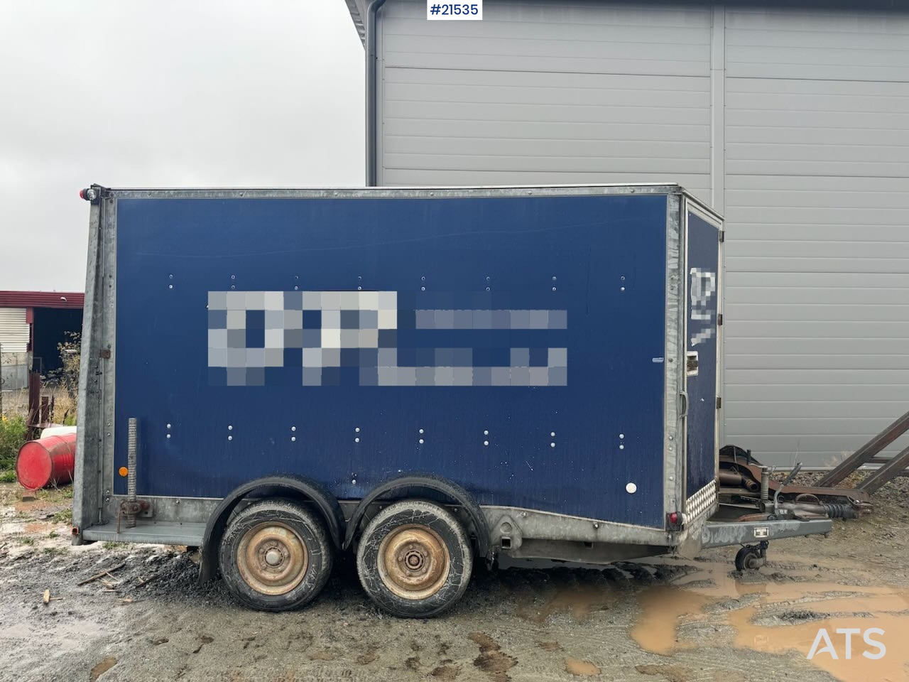 Ifor Williams skaphenger - Gesloten aanhangwagen: afbeelding 1 Ifor Williams skaphenger - Gesloten aanhangwagen: afbeelding 1