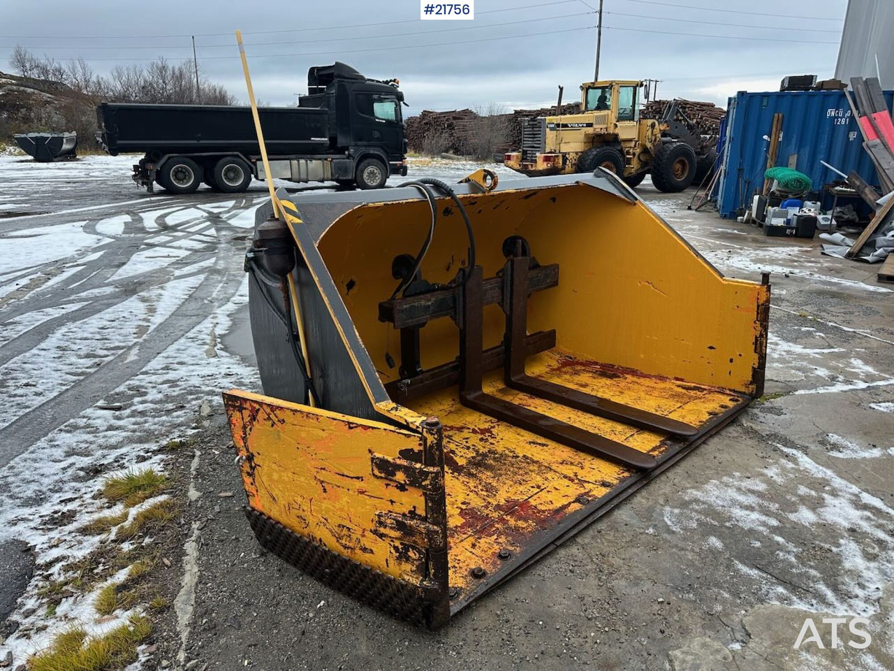 Klappvingeskuffe til hjullaster - Voorladerbak: afbeelding 2 Klappvingeskuffe til hjullaster - Voorladerbak: afbeelding 2