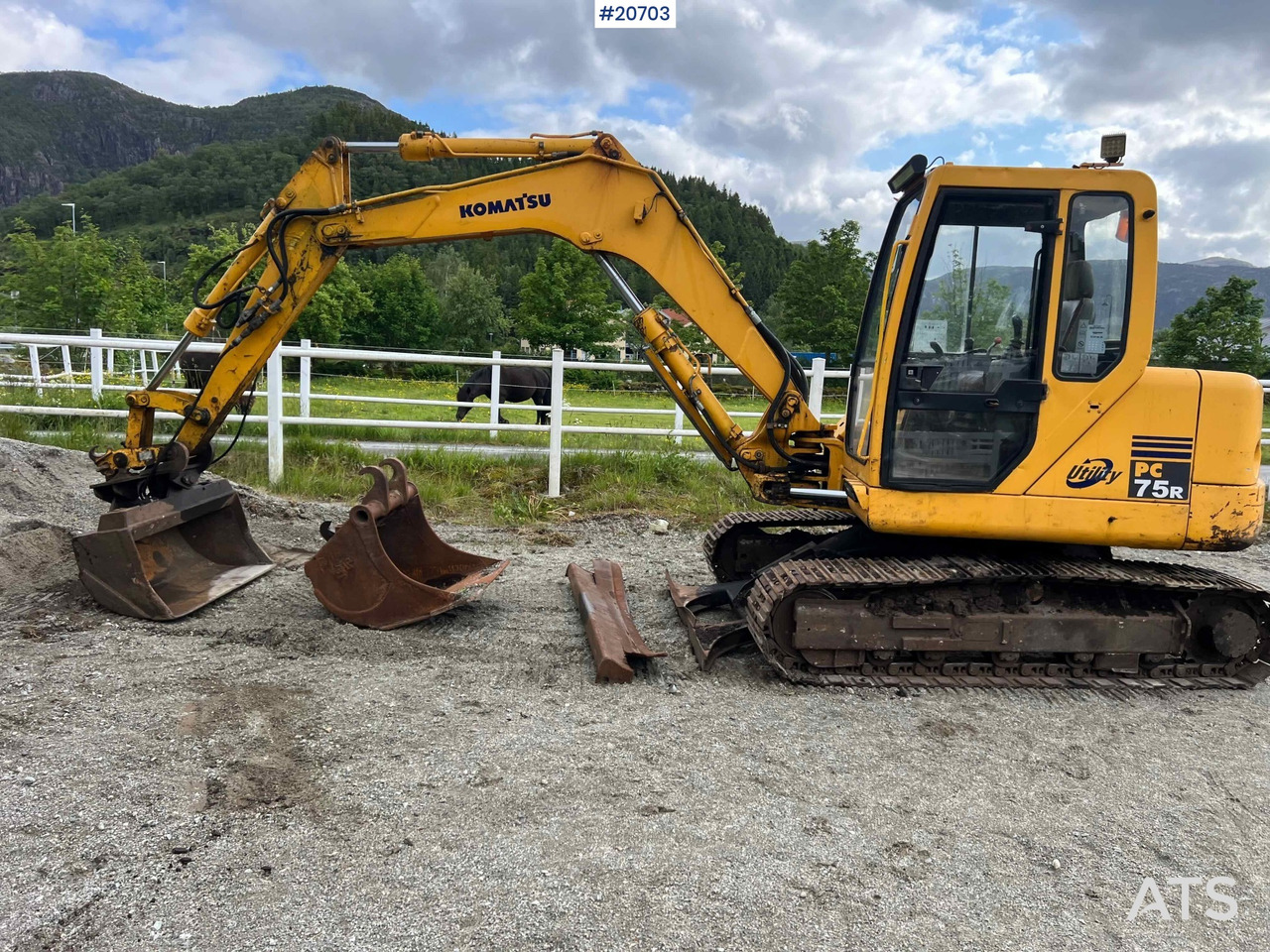 Graafmachine Komatsu PC75: afbeelding 7